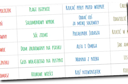 KALAMBURY na lekcje religii.