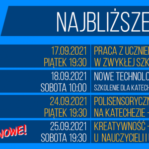 Najbliższe dwa weekendy szkoleń ze Studnią :)