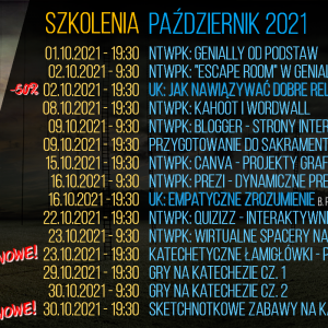 PAŹDZIERNIKOWE SZKOLENIA NA STUDNI