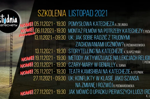 Jak dobrze wykorzystać długie jesienne wieczory? NOWE szkolenia dla katechetów!