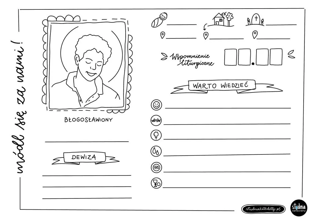 12.10 - wspomnienie bł. Carla Acutisa | Sketchnotka i karta pracy