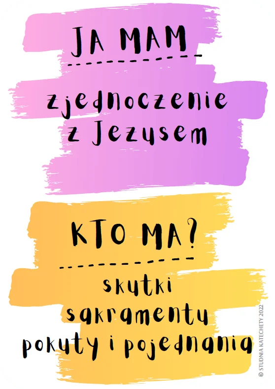 Gra JA MAM! KTO MA? na lekcje religii