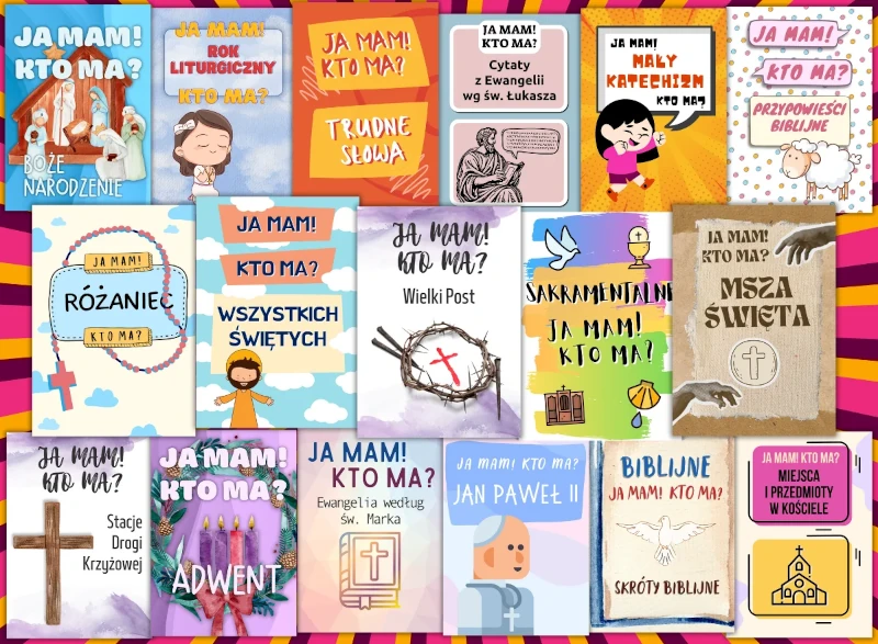 Karty „Ja mam, kto ma” – gra religijna do powtórki wiedzy i integracji grupy na lekcji religii