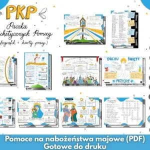 pomoce na nabożeństwa majowe pdf karty pracy religia katecheza