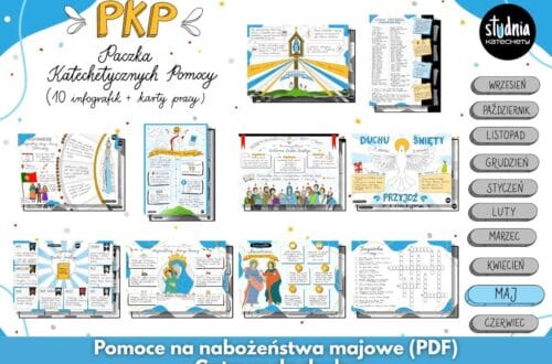 pomoce na nabożeństwa majowe pdf karty pracy religia katecheza