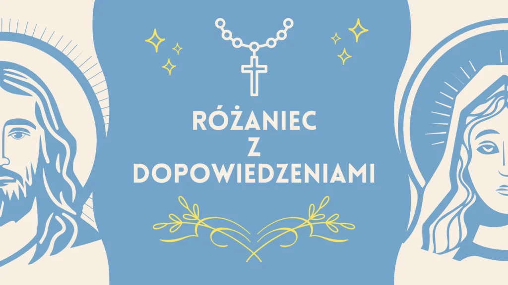 Prezentacja multimedialna „Różaniec z dopowiedzeniami” do wykorzystania na tablicy multimedialnej podczas lekcji religii.