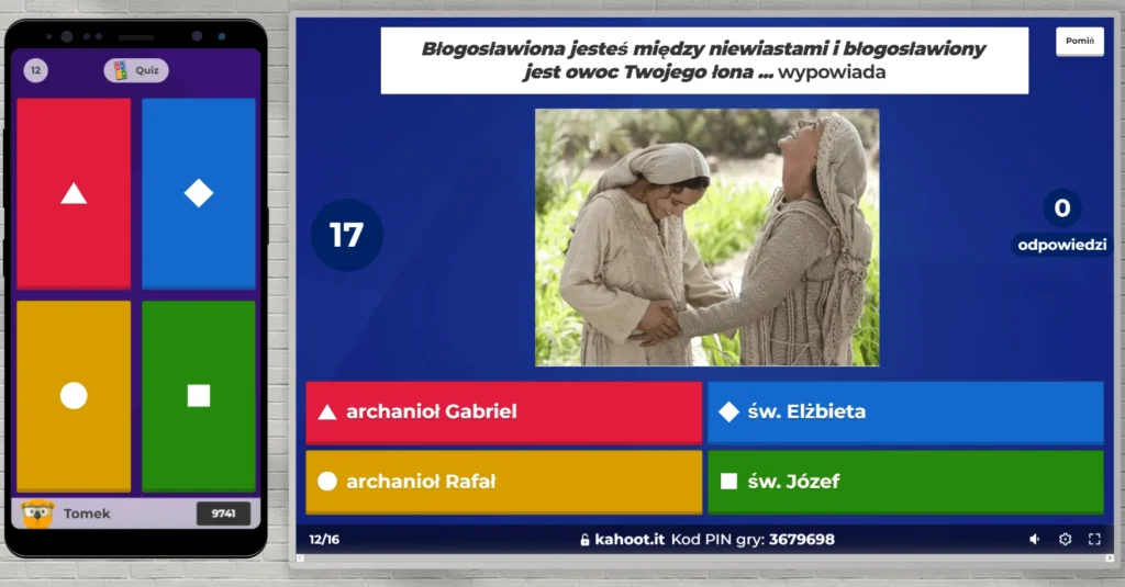 Quizy Kahoot o różańcu – interaktywny quiz na lekcje religii.