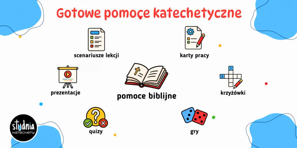 Gotowe pomoce katechetyczne i pomoce biblijne na lekcje religii